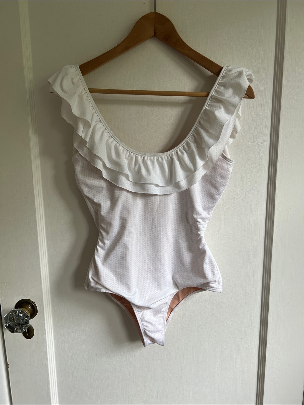Lolli White Ruffle One-Piece Swimsuit
